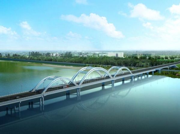 杨凌大道渭河大桥项目开工建设